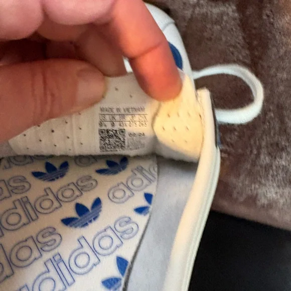 Adidas Men’s size 9.5 Spezial 3 Stripe shoes Leather Blue/White New WO Tags! - Picture 8 of 10